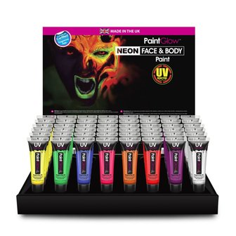 PaintGlow UV Face &amp; Body Paint  60 x 13 ml Tubes